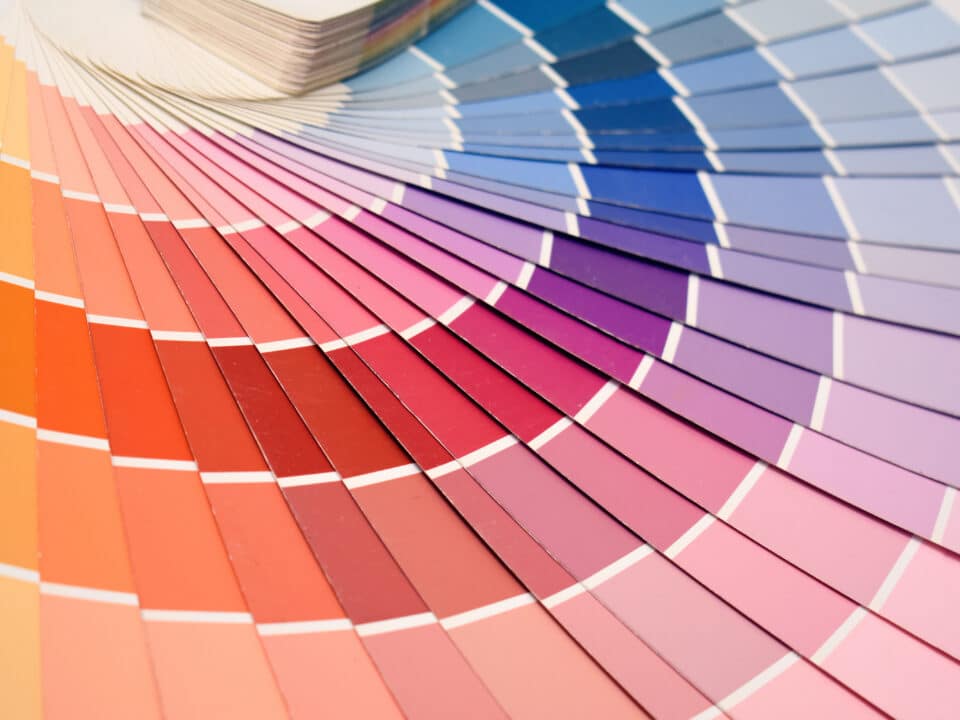 paint swatches for interior and exterior