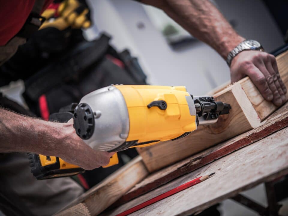 nail gun for lumber projects